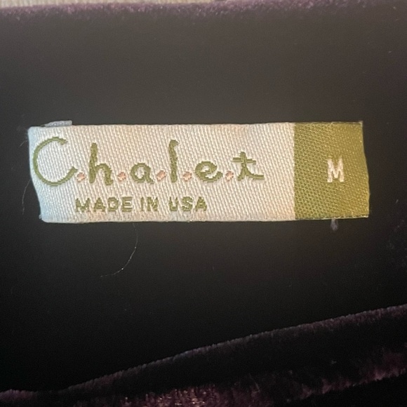 Chalet woman’s deep purple velvet sleeveless top, size medium - Picture 4 of 7